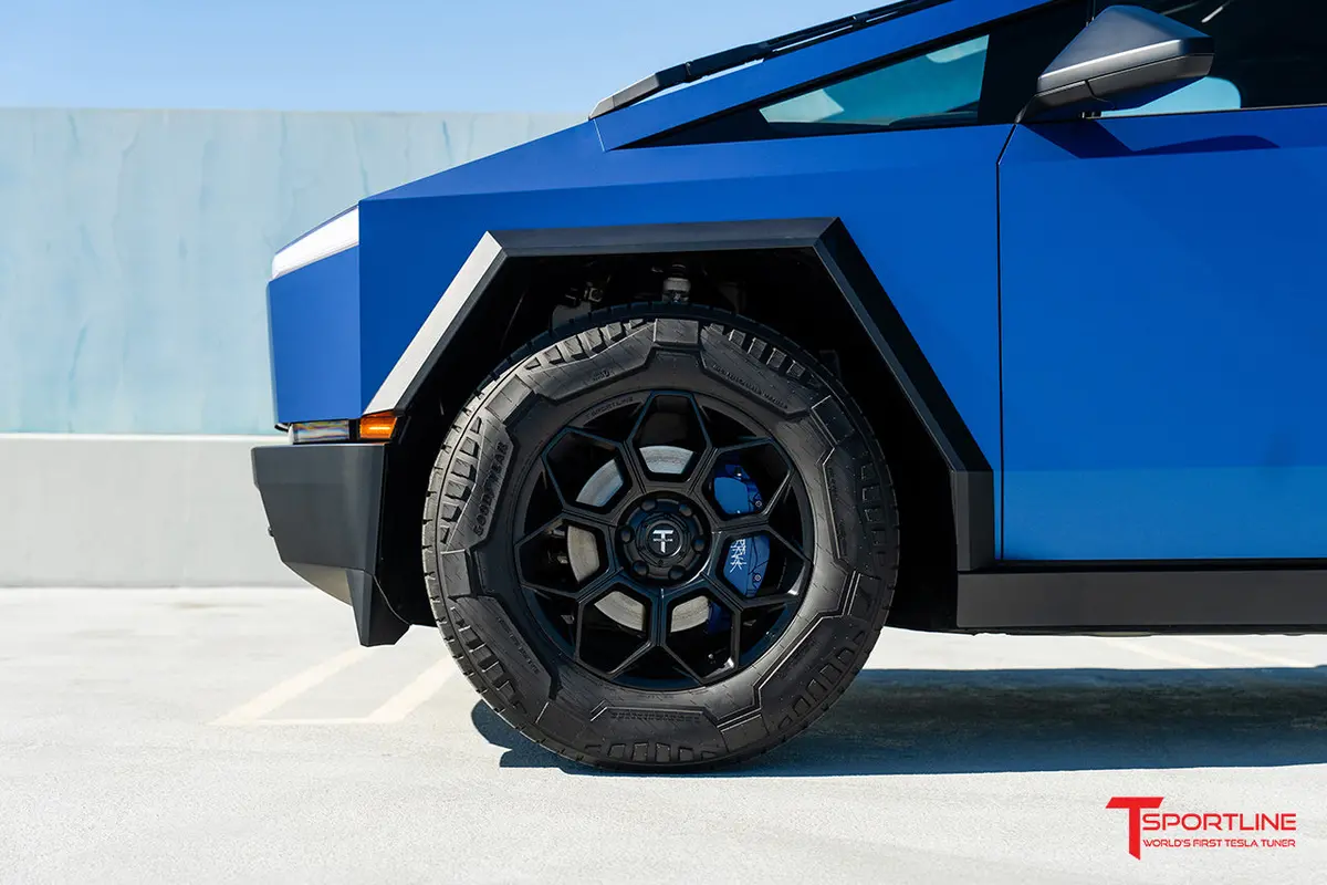 Ct7 20" Tesla Cybertruck Fully Forged Lightweight Tesla Wheel And Tire Package (Set Of 4) 29