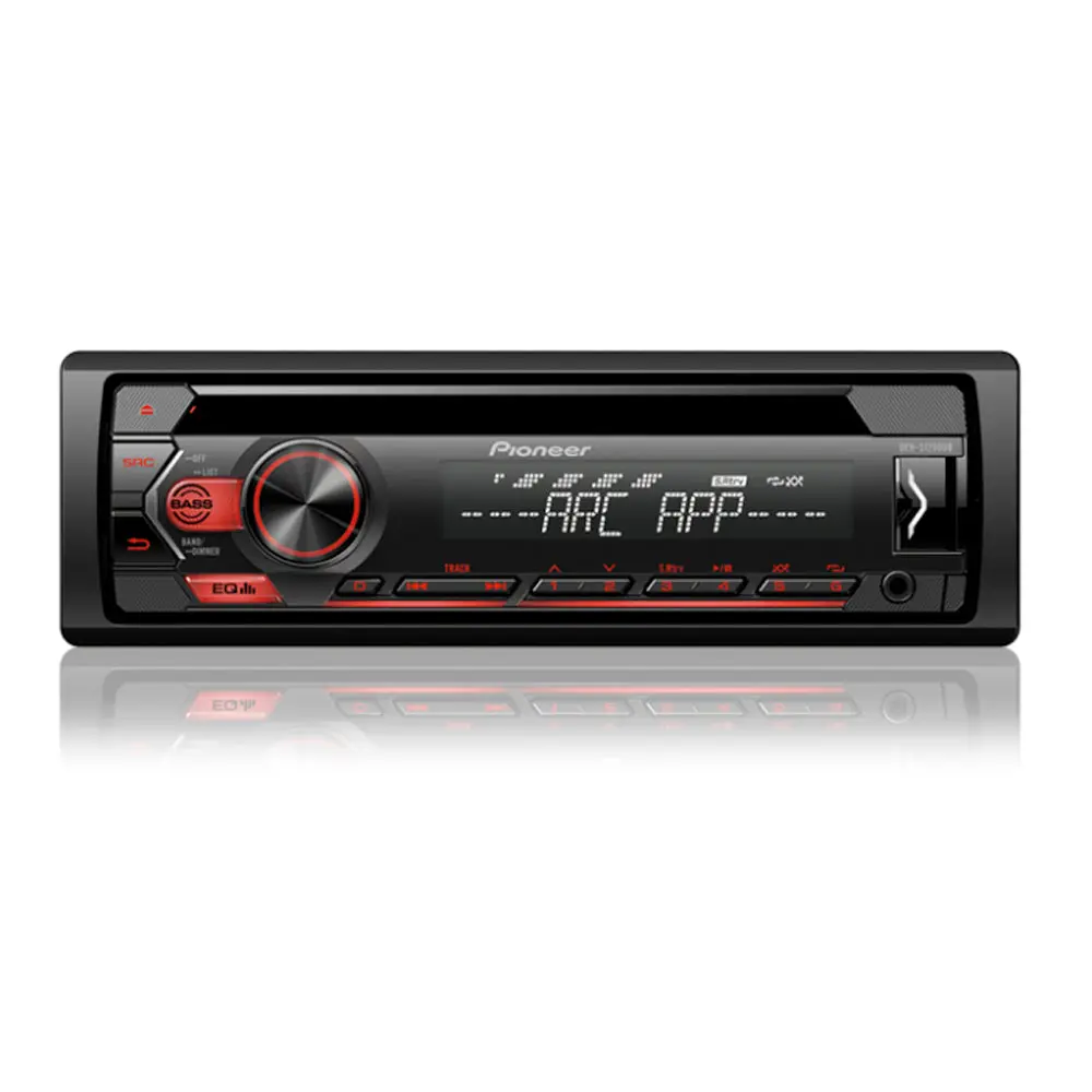 Pioneer Deh-S1200ub 1-Din Cd Receiver With Pioneer Arc 1
