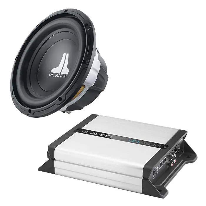 Jl Audio Jd250/1 Class D Amplifier + 10W0v3-4 10" Subwoofer Bundle 1