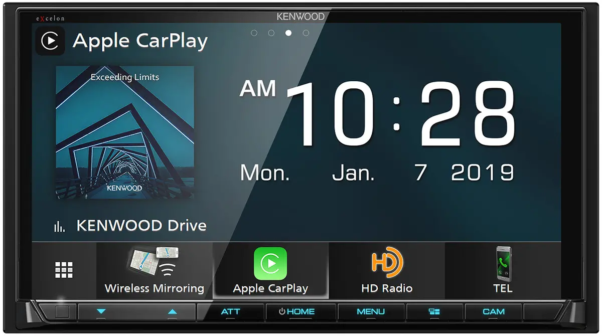 Kenwood Excelon Dmx906s 6.95" Wireless Apple Carplay & Wireless Android Auto Multimedia Receiver 1