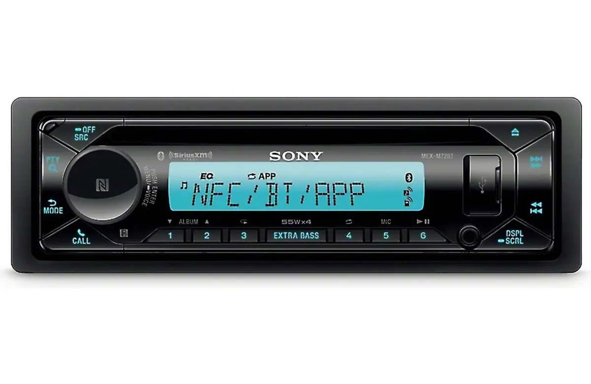 Sony Mex-M72bt Marine Cd Player With Bluetooth 2