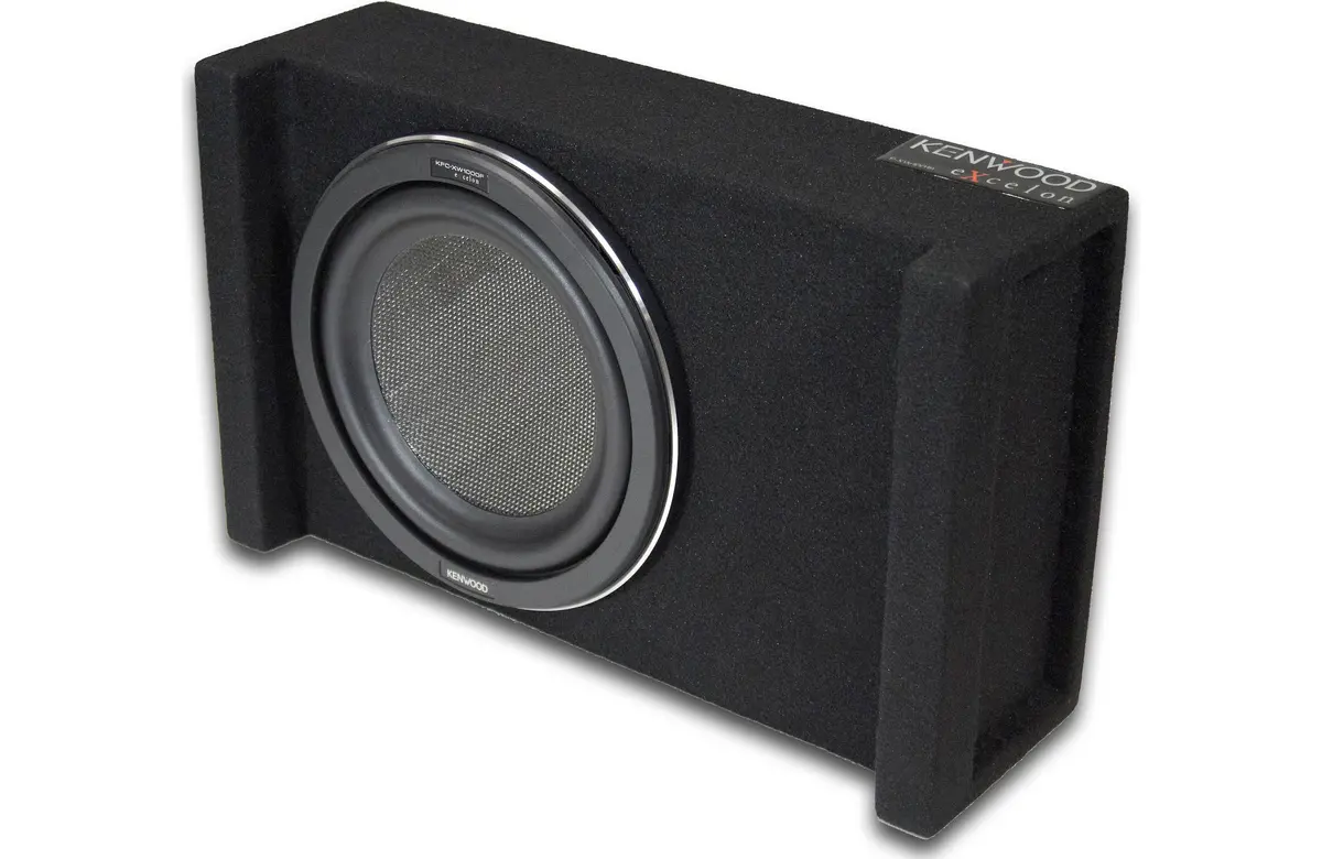 Kenwood P-Xw1001b 10" Enclosure 4 Ohm Shallow Woofer 1