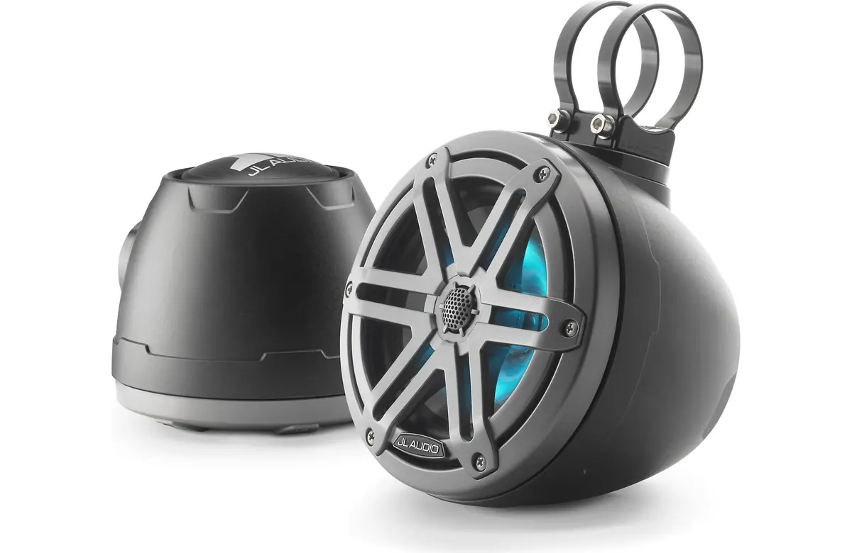 Jl Audio M3-650Vex-Mb-S-Gm-I 6.5" Premium Enclosed Coaxial Tower Speaker System With Rgb 1