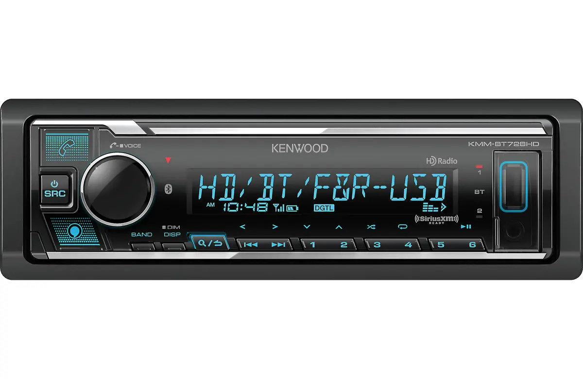 Kenwood Kmm-Bt728hd 1-Din Digital Media Receiver 1