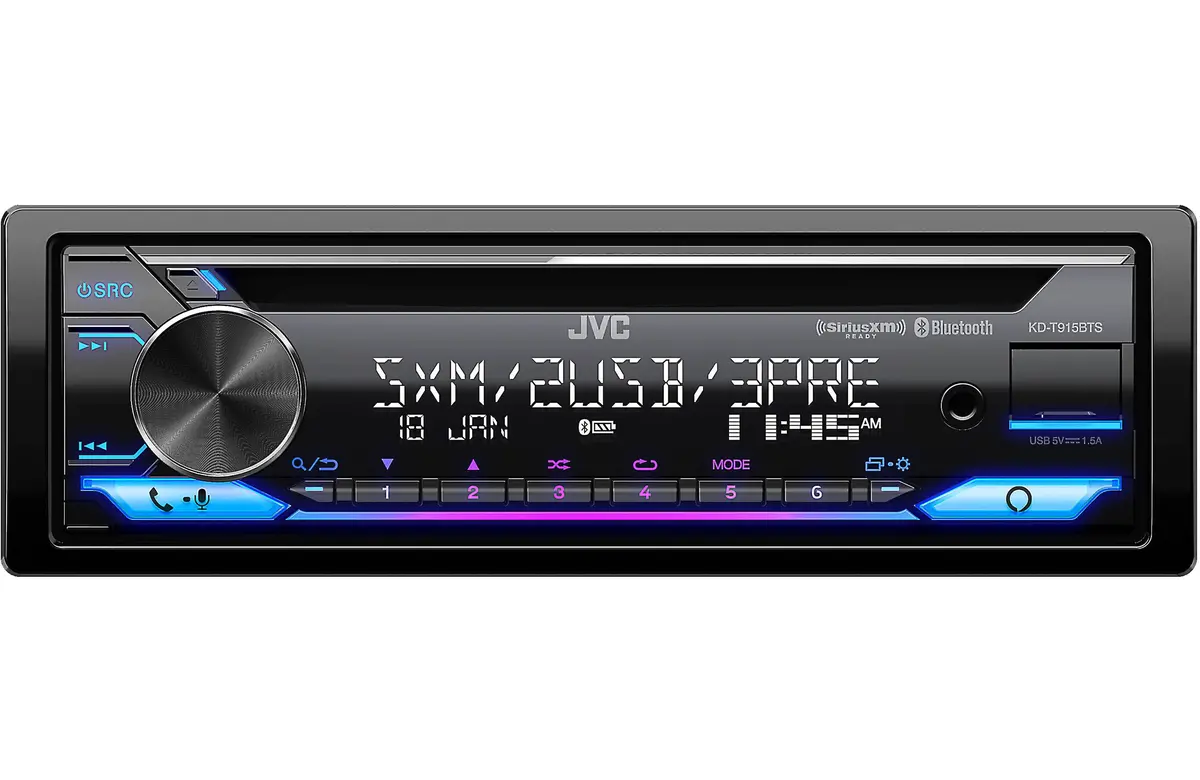 Jvc Kd-T915bts 1-Din Multimedia Cd Receiver 1