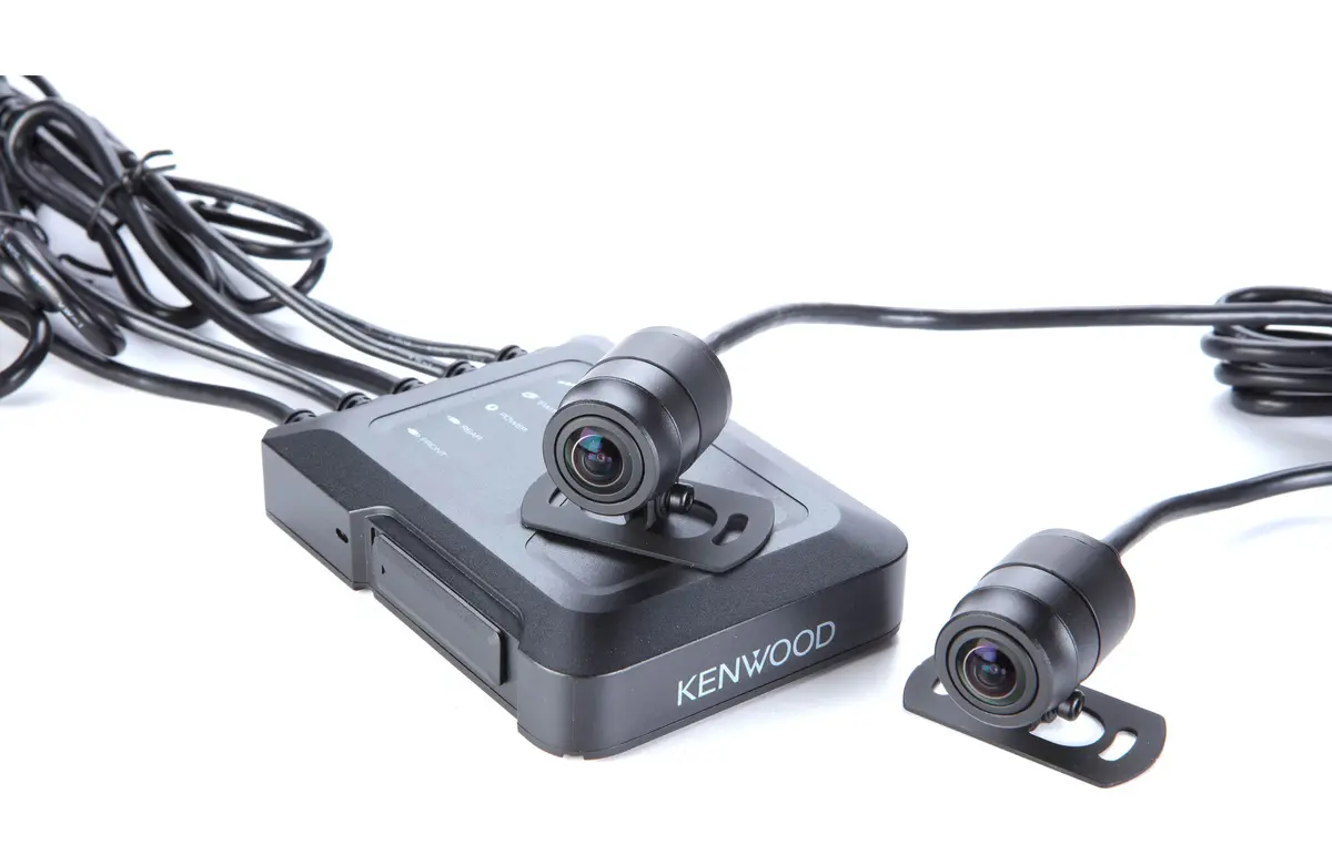 Kenwood Stz-Rf200wd Motorsports Hd Dash Cam With Gps And Rear-View Cam 1