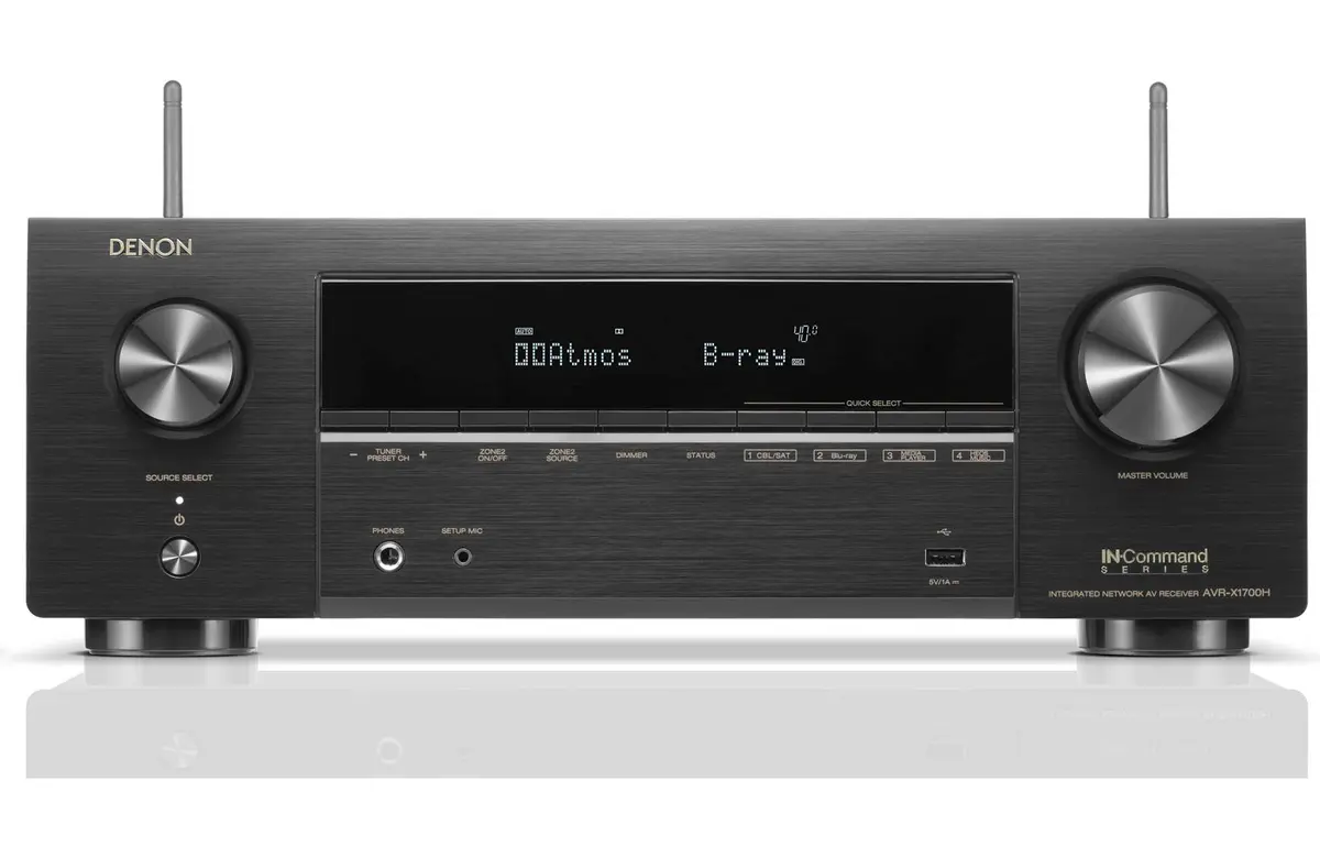 Denon Avr-X1700h New 7-Channel Home Theater Receiver 1