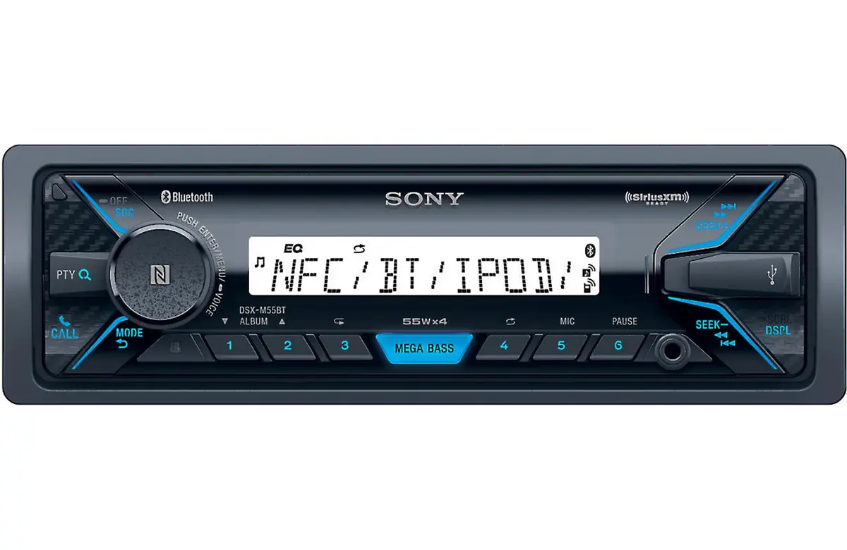 Sony Dsxm55bt Digital Media Marine Receiver With Bluetooth 1