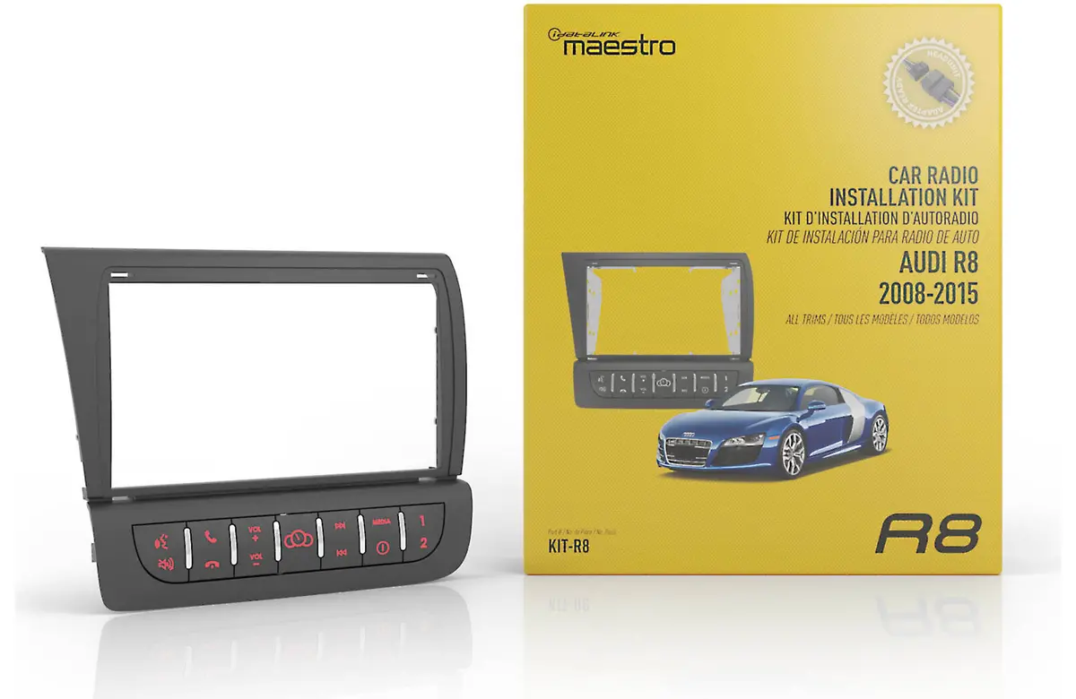 Idatalink Kit-R8 Dash And Wiring Kit For 2008-2015 Audi R8 Vehicles 1