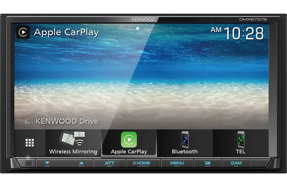 Kenwood Dmx9707s 2-Din Multimedia Receiver Wireless Apple Carplay & Android Auto 1