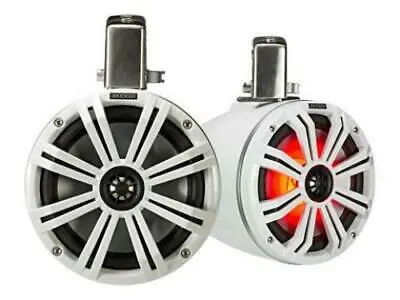 Kicker 45Kmtc8w 8" Marine Tower Speakers - White 1