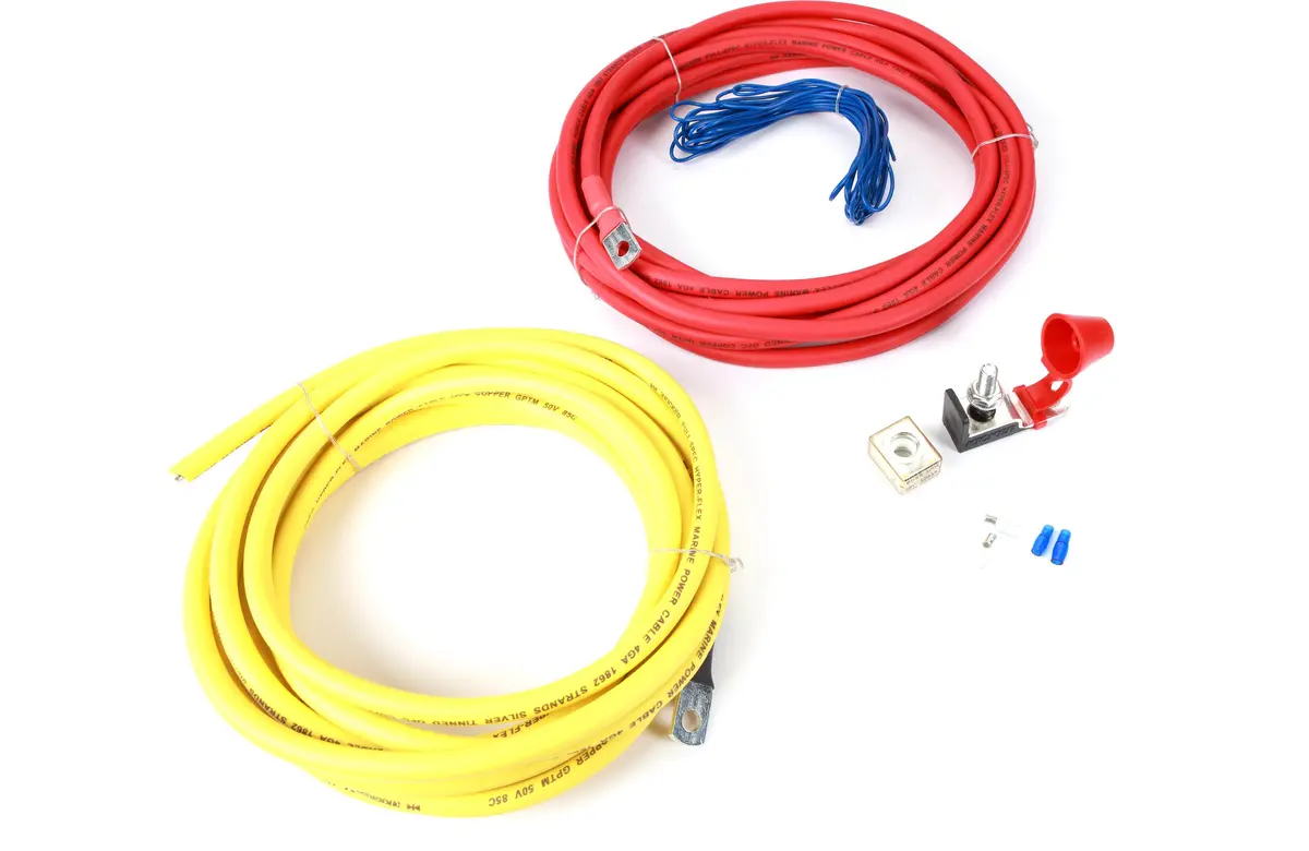 Kicker 47Kmpk4 Marine-Grade Amp Wiring Kit (4-Gauge) 1