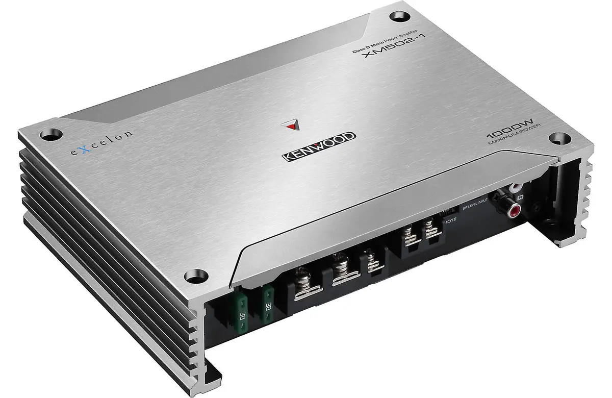 Kenwood Excelon Xm502-1 Mono Subwoofer Class D Marine Amplifier 1