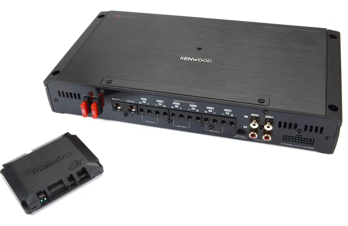 Kenwood Excelon P-Xr600-6Dsp 6-Channel Car Amplifier 75 Watts Rms X 6 1