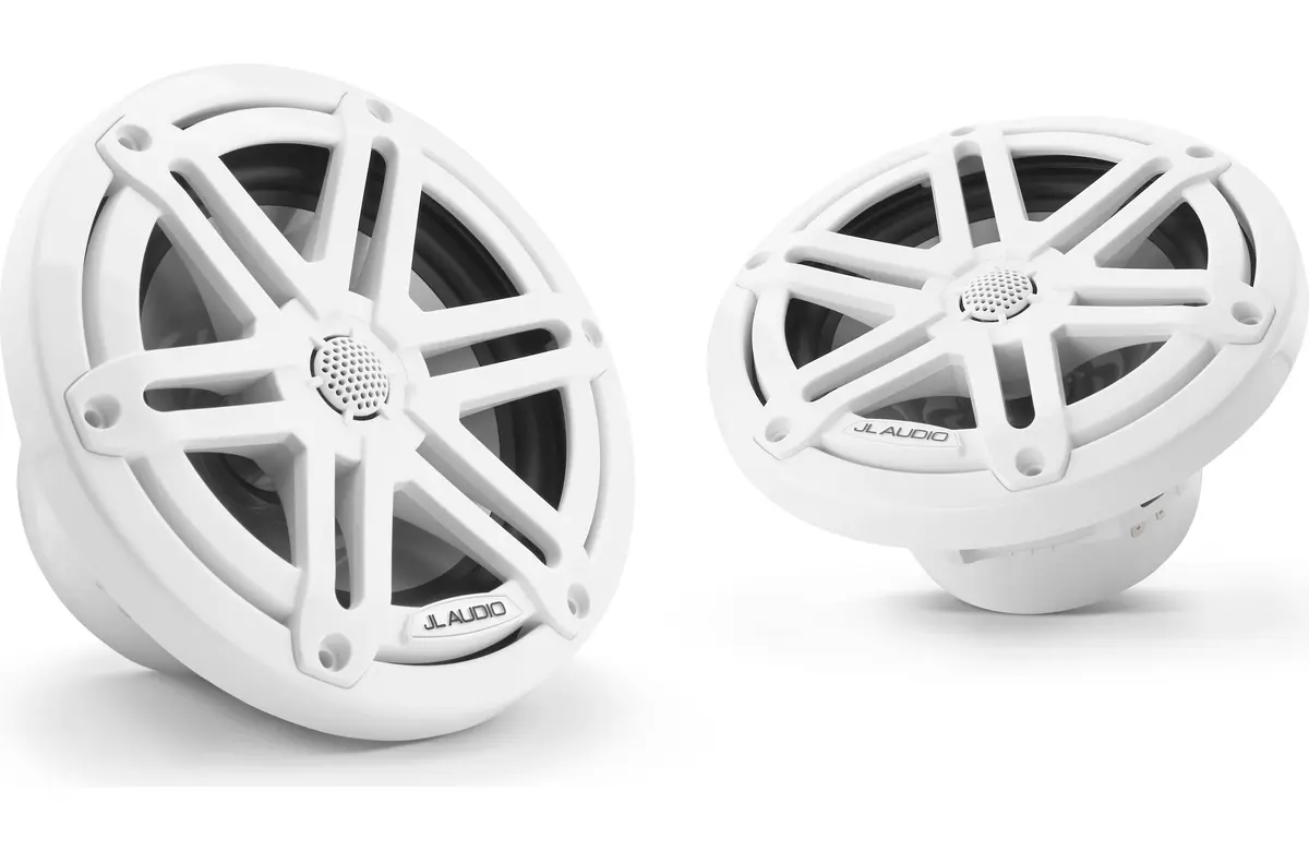 Jl Audio M3-650X-S-Gw 6.5" 4 Ohms Glossy White Marine Speakers (Pair) 1