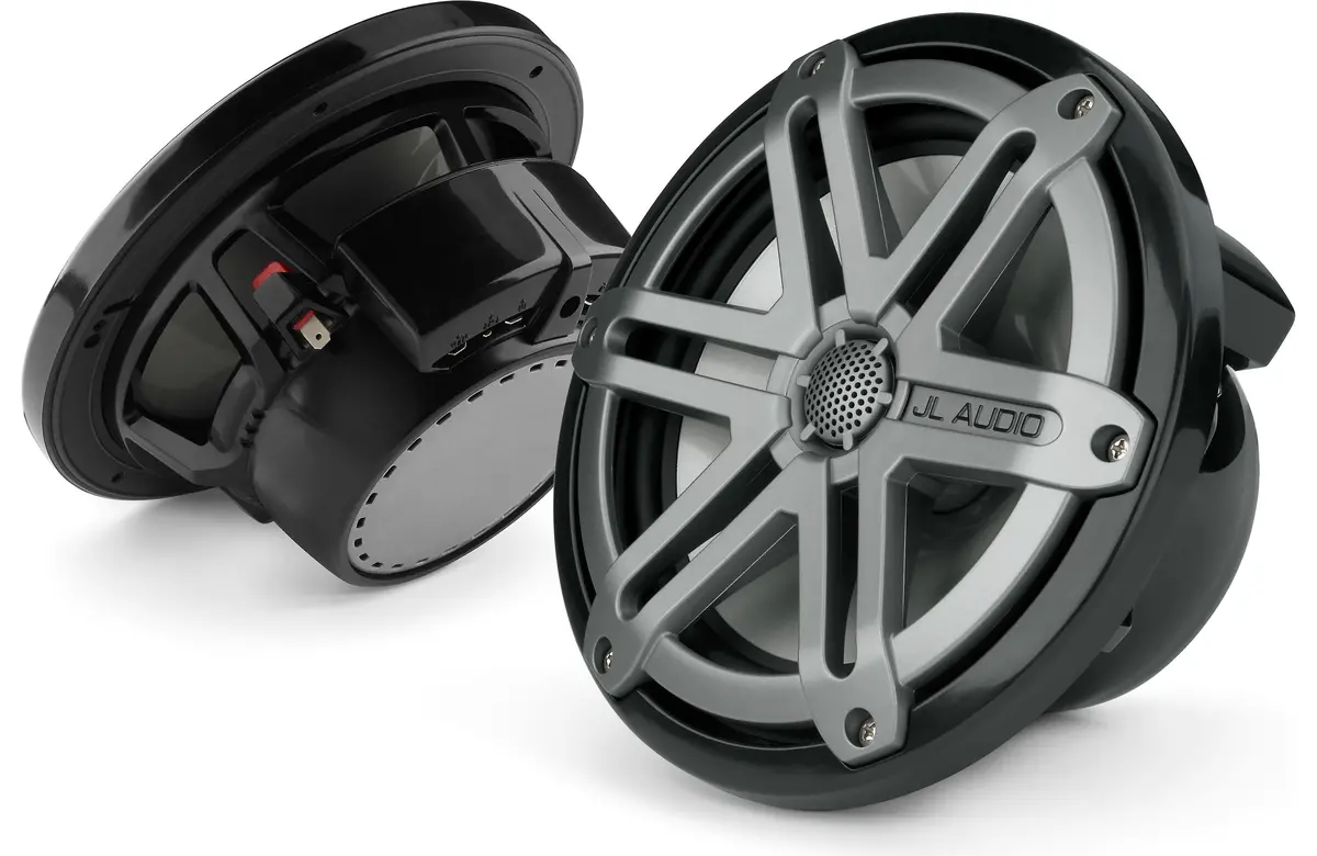 Jl Audio M770-Ccx-Sg-Tb/Mcs-77Ccx5-4-Tb 7.7" Marine Speakers (Black W/ Titanium "Sport" Grilles) 2