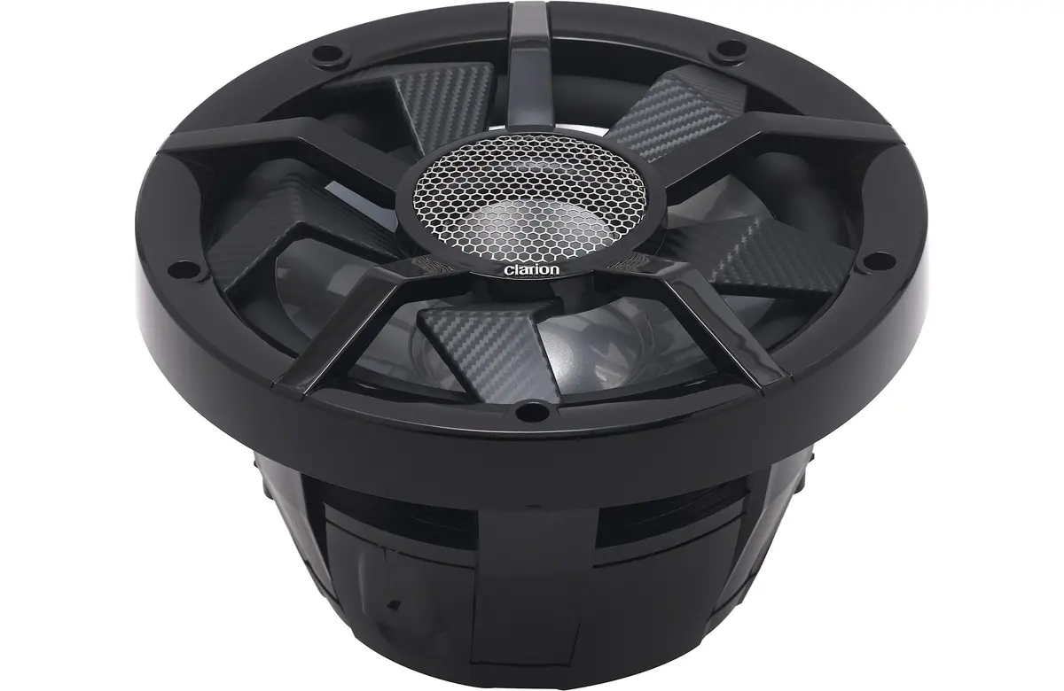 Clarion Cm2513wl 10" Subwoofer W/ Rgb Leds And Dual 2 Ohm Voice Coils 1
