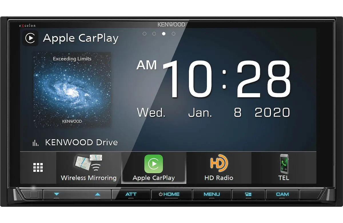 Kenwood Dmx957xr 6.75" 2-Din Multimedia Receiver Wireless Android Auto And Apple Carplay 1