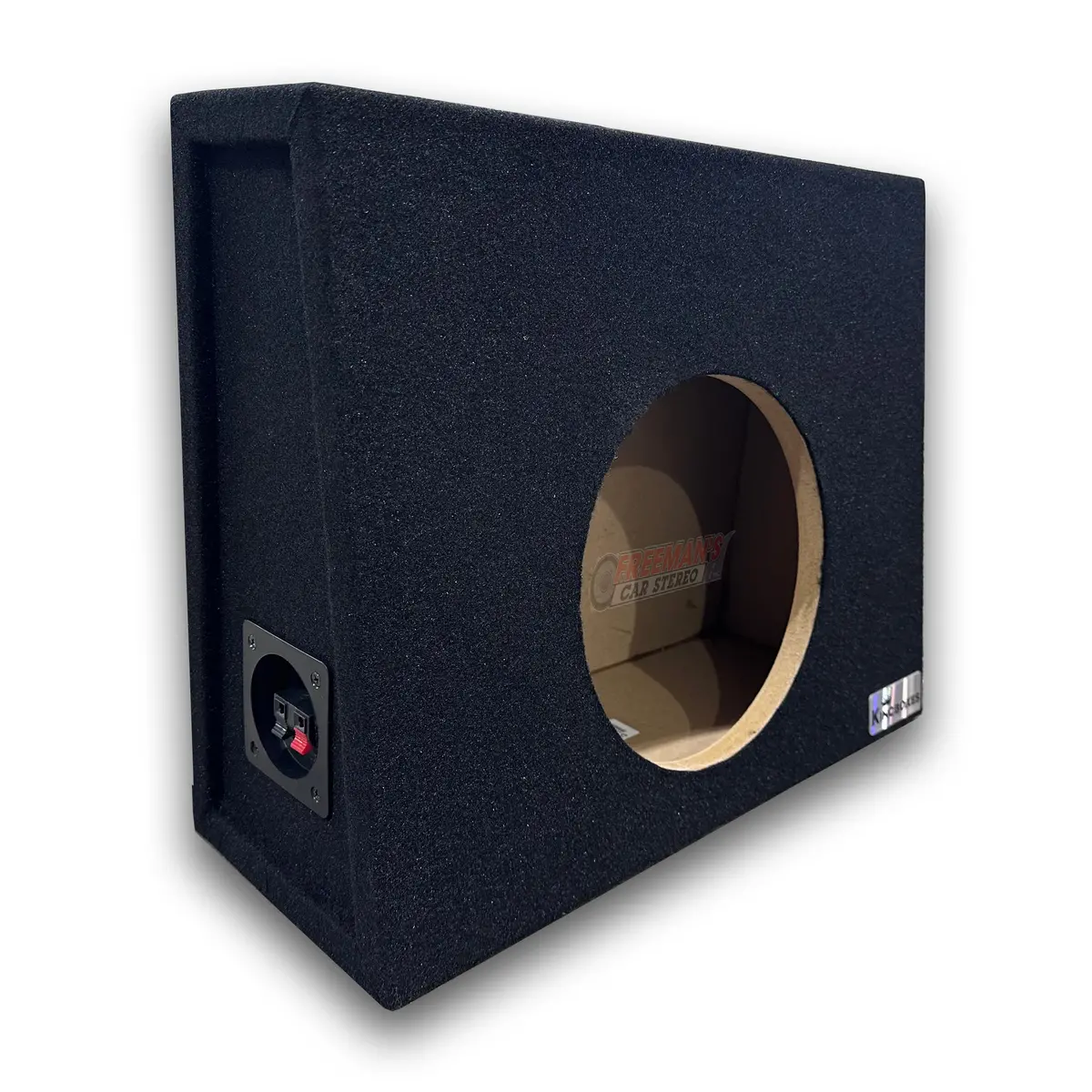 King Boxes Akt110s 10 Inch Single Truck Speaker Box, Wedge Style 1