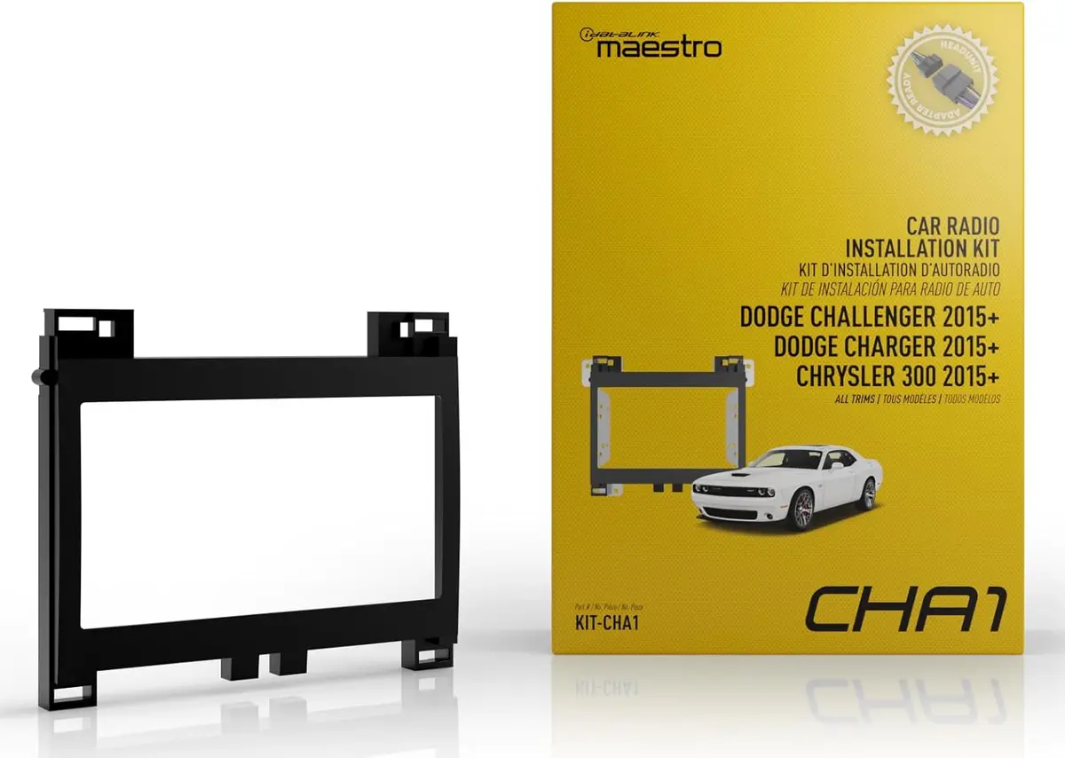Idatalink Kit-Cha1 Dash And Wiring Kit For Select 2015-21 Dodge And Chrysler Models 1