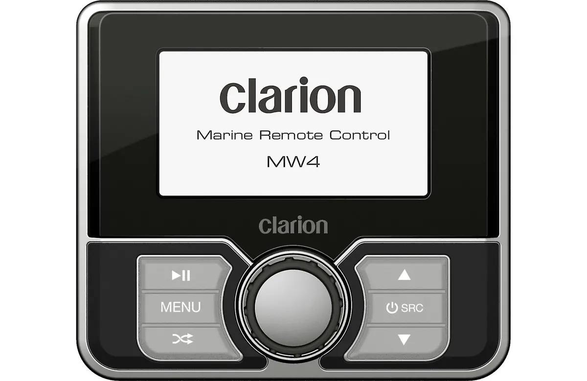 Clarion Mw4 Watertight Wired Remote Control With 2.8" Color Lcd 1
