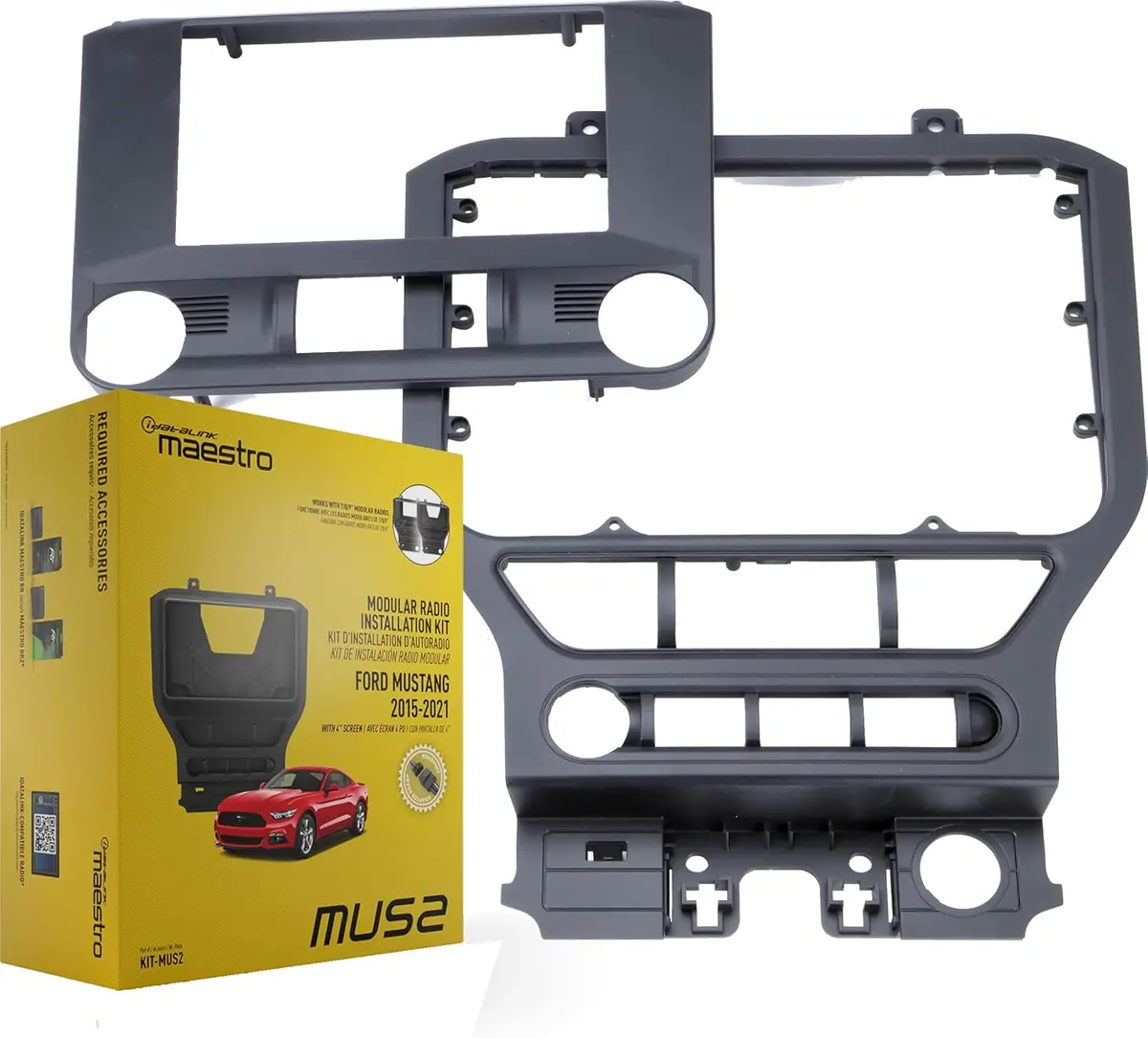 Idatalink Kit-Mus2 Dash And Wiring Kit For Select 2015-2023 Ford Mustang Models 1