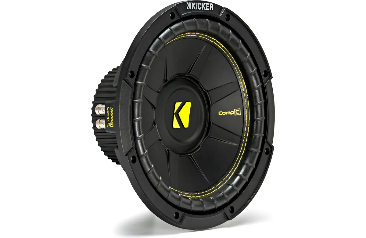 Kicker 44Cwcd104 Compc 10" Subwoofer, Dual Voice Coil, 4-Ohm, 250W 1