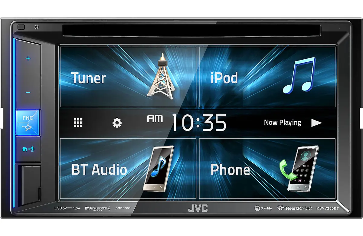 Jvc Kw-V250bt 6.8" Built In Bluetooth And In-Dash Dvd Receiver 1