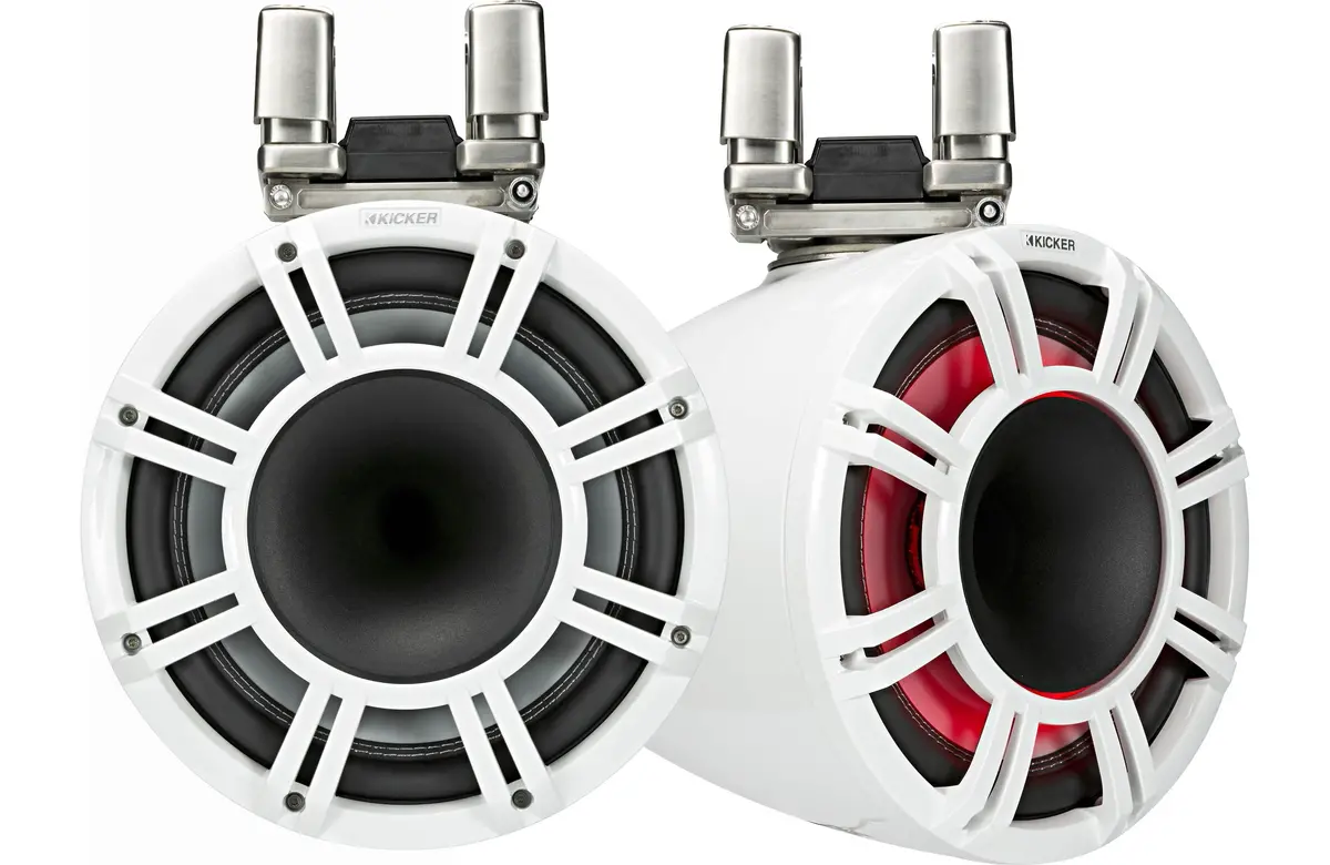 Kicker 44Kmtc114w 11" Wakeboard Tower Speaker W/ Led 1