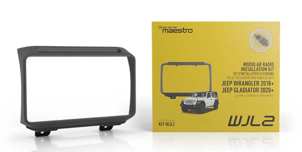 Idatalink Kit-Wjl2 Dash And Wiring Kit For Select Jeep Wrangler Jl And Gladiators 1