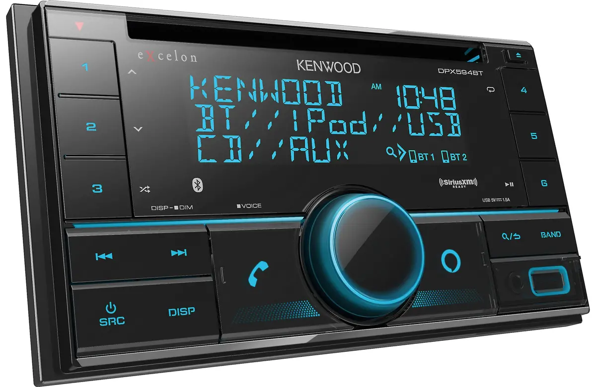 Kenwood Excelon Dpx594bt 2-Din Cd Receiver W/ Bluetooth & Usb 2