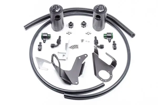 Radium Engineering Dual Catch Can Kit For Nissan 370Z 1