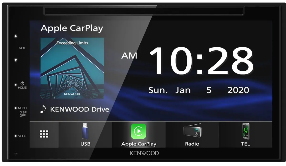 Kenwood Ddx57s - 6.8" Apple Carplay, Android Auto Dvd Receiver With Wvga Display 1