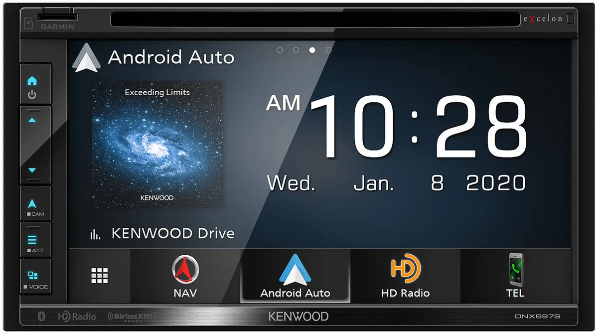 Kenwood Excelon Dnx697s - 6.8" Wvga Navigation/Dvd Receiver With Apple Carplay & Android Auto Ready 1