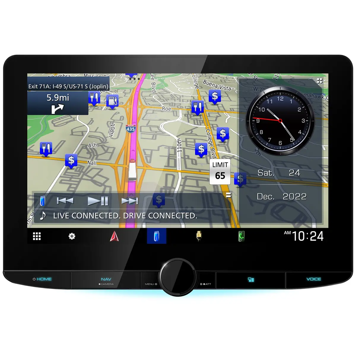 Kenwood Dnr1008rvs 10.1" Multimedia Navigation Receiver For Rv/Truck 1