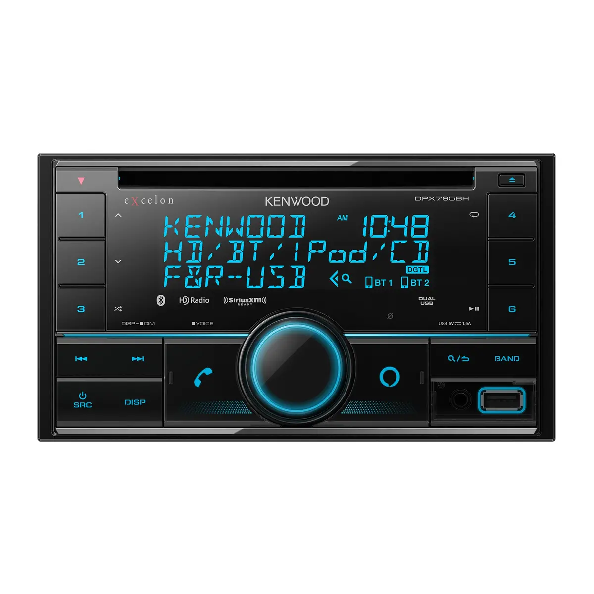 Kenwood Dpx795bh 2-Din Cd Car Stereo Receiver W/ Hd Radio 1