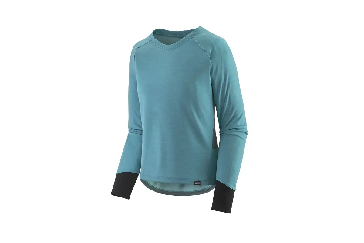 Patagonia Dirt Craft Ls Jersey Wmns Upwell Blue 1