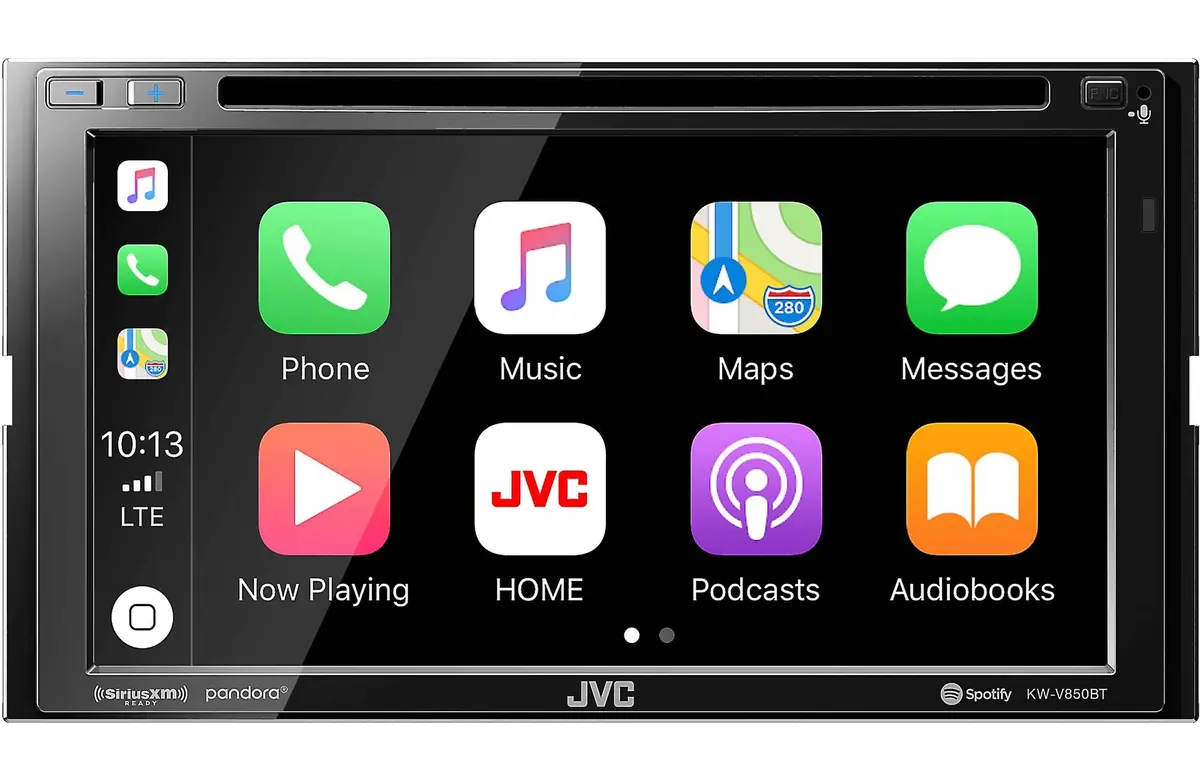 Jvc Kw-V850bt 6.8" Android Auto/Apple Carplay, Built-In Bluetooth In-Dash Cd/Dvd/Dm Receiver 2