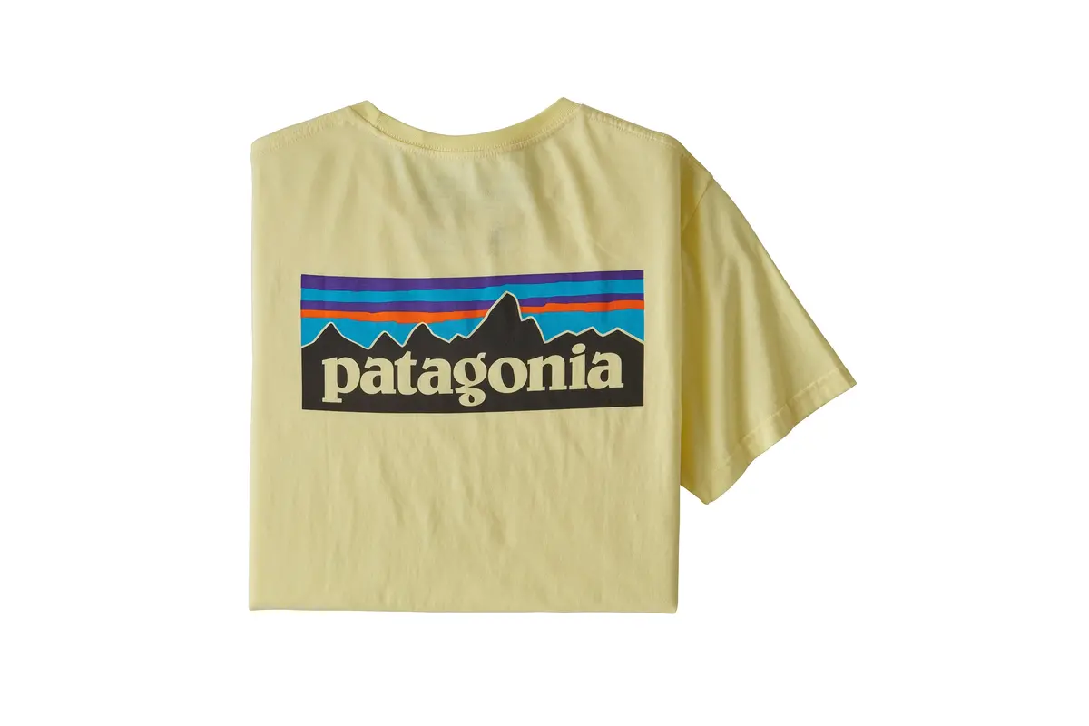 Patagonia P-6 Logo Organic Tee Resin Yellow 1