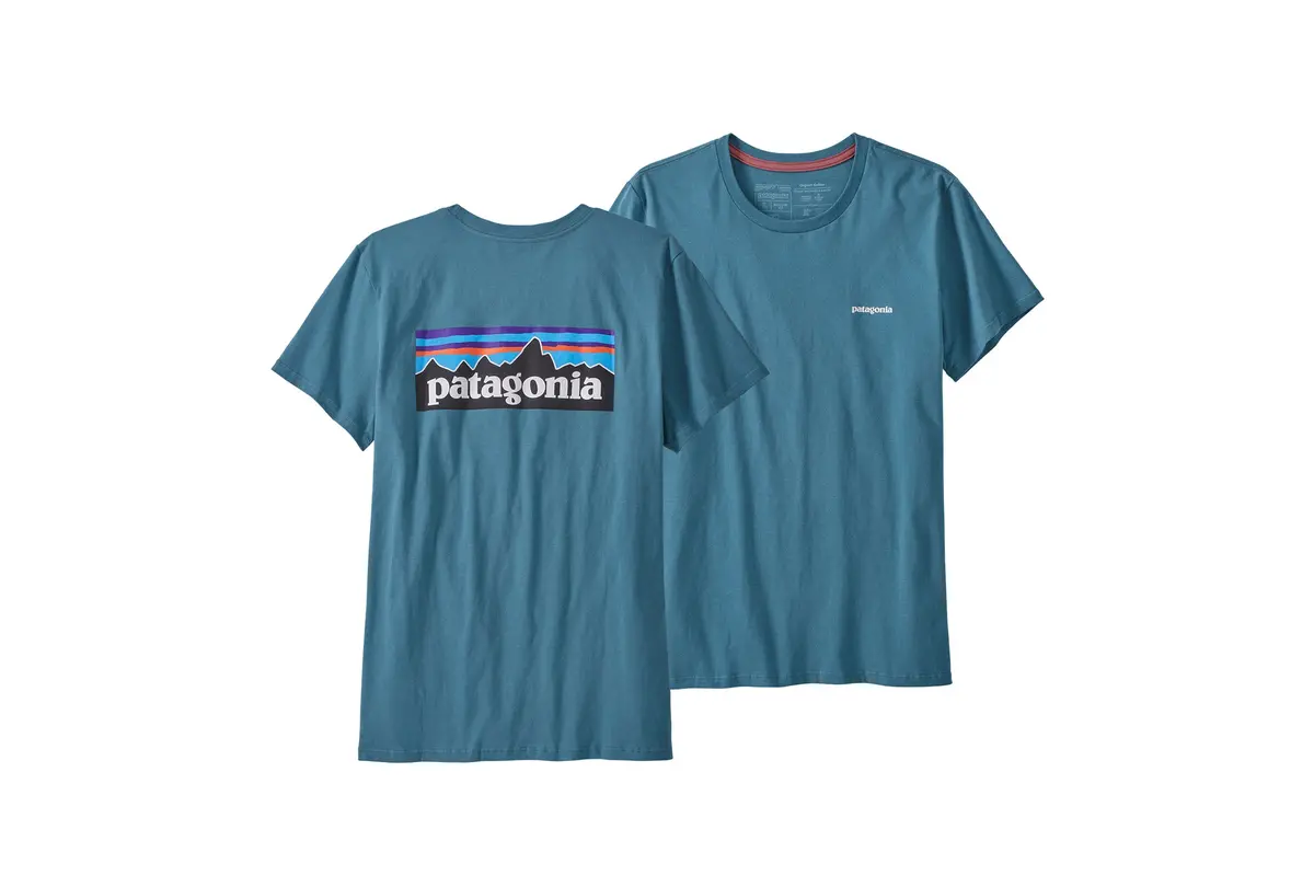 Patagonia P-6 Organic Crew Tee Wmns Stllr Blu 1