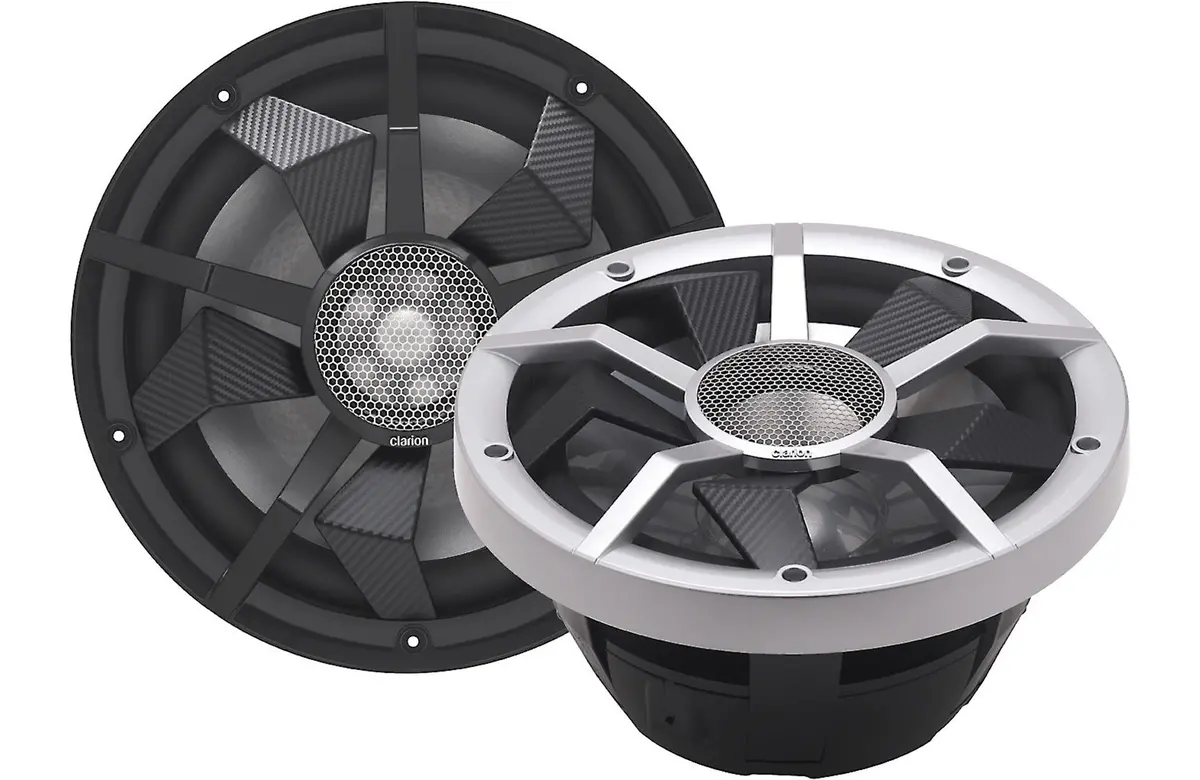 Clarion Cm3013wl 12" (305 Mm) Dual 2-Ohm Marine Subwoofer 1