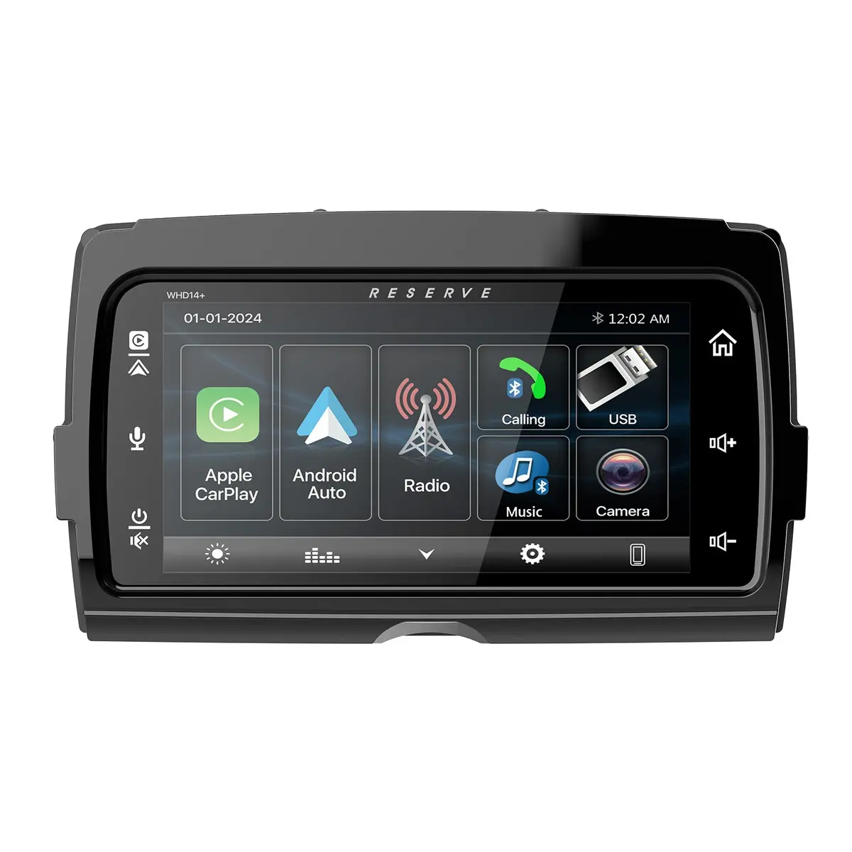 Soundstream Whd14+ Motorcycle Head Unit W/ Wireless Apple Carplay & Android Auto 1