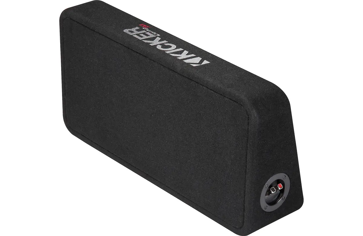 Kicker 43Tcwrt102-3 Enclosed 10" 2-Ohm Subwoofer And Passive Radiator (Factory Renewed) 2