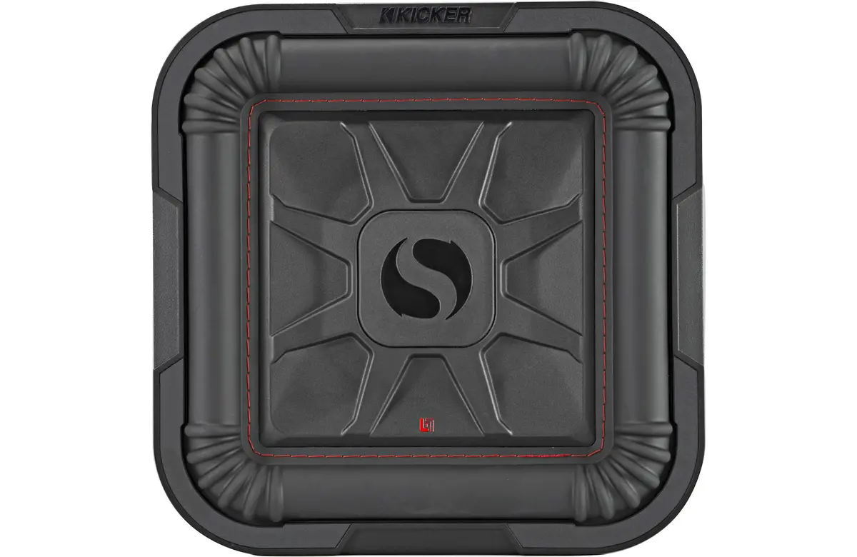 Kicker 46L7t102 10" Square Dual 2-Ohm Voice Coil Subwoofer 1