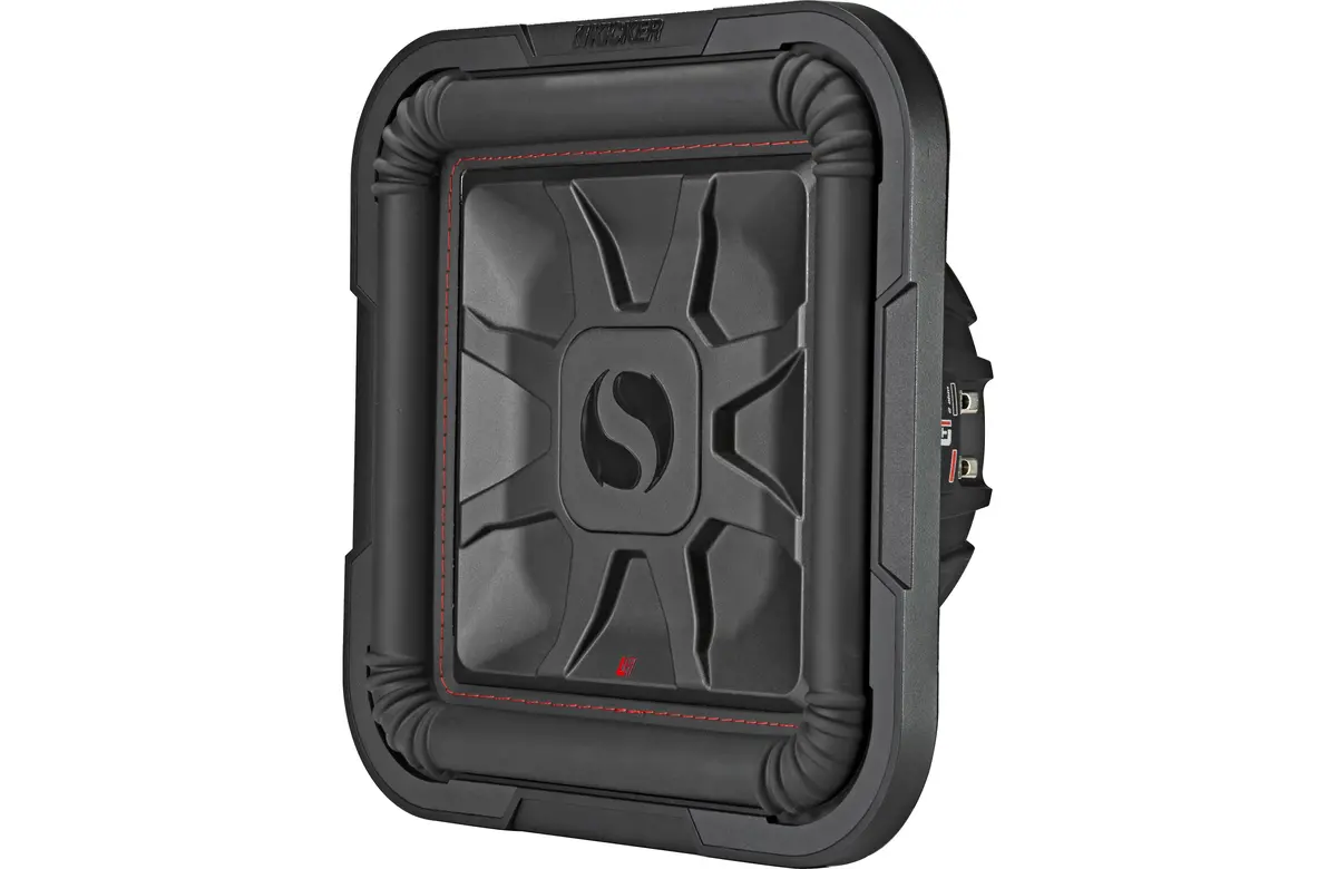 Kicker 46L7t124 12" Dual 4-Ohm L7t Shallow Mount Car Subwoofer Speaker 1