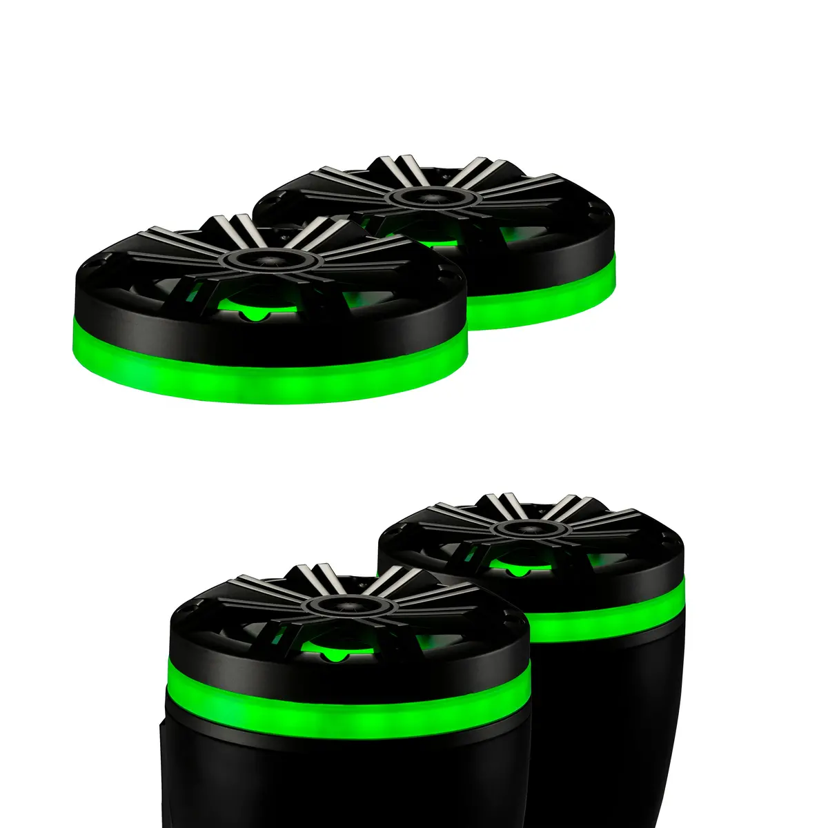 Kicker 47Klsr10 Klsr 10" Inch Led Lighted Speaker Rings (Single Led Ring) 1