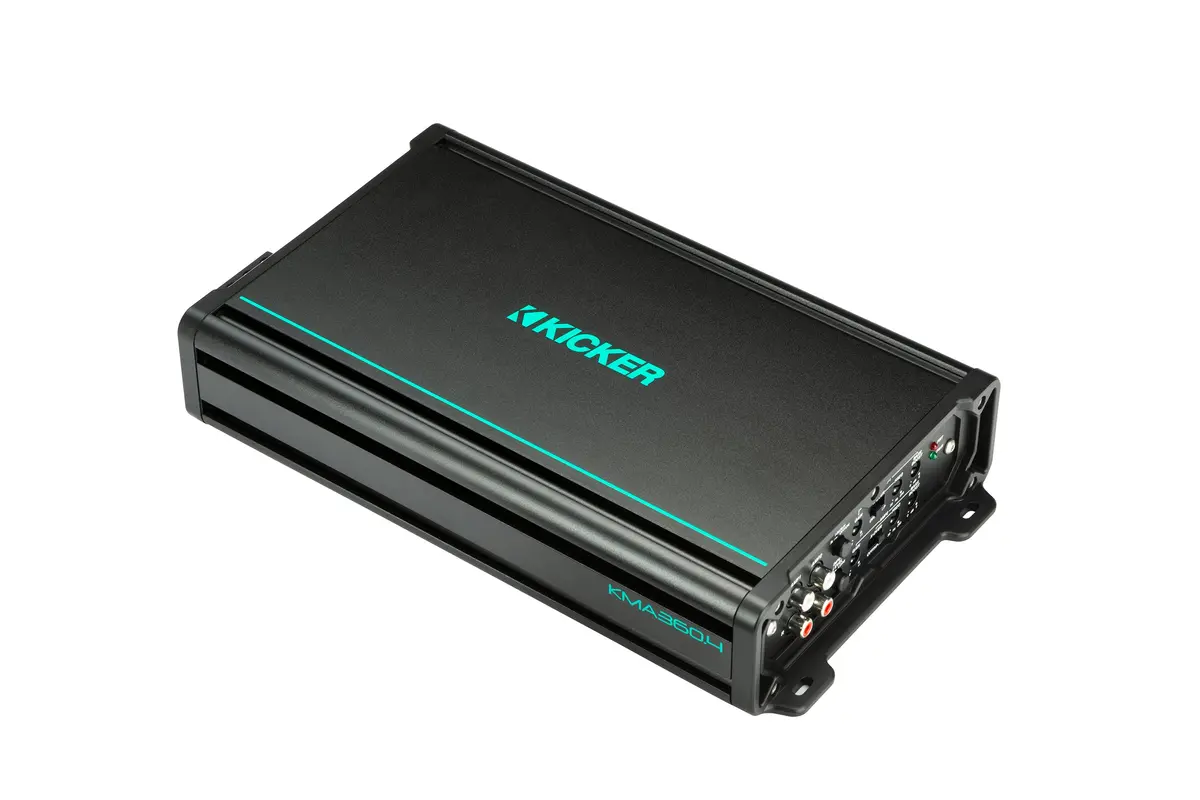 Kicker 48Kma3604 4 X 90 Watt 4 Channel Weather Resistant Full Range Amplifier 1
