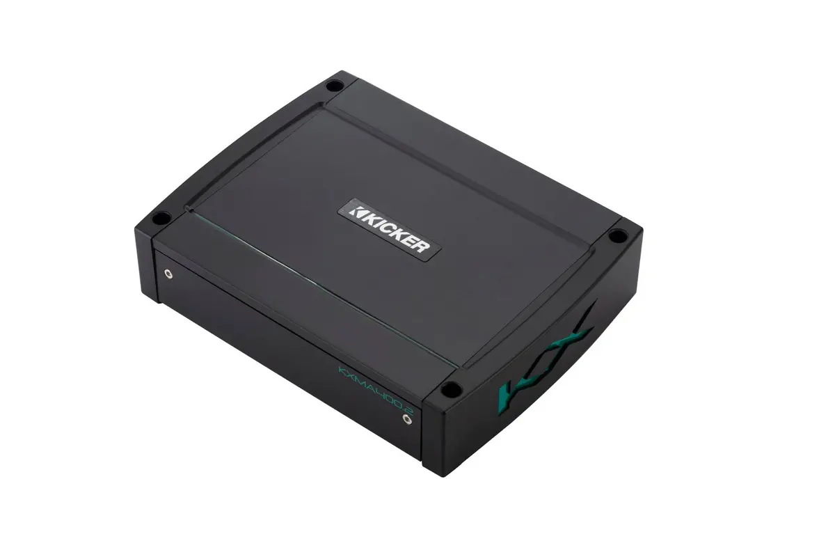 Kicker 48Kxma400.2 2-Channel Marine Amplifier, 100 Watts Rms X 2 1
