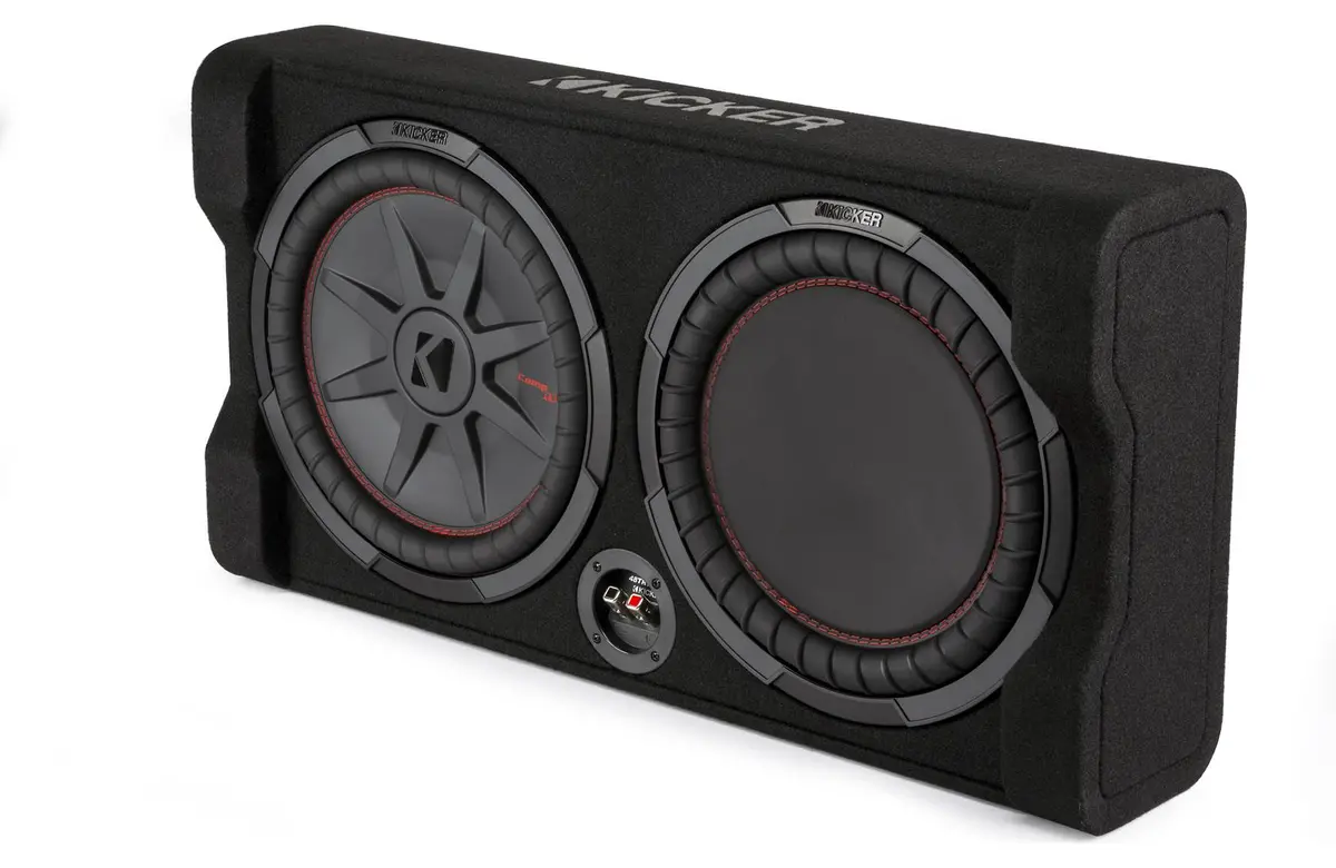 Kicker 48Trtp122 Down-Firing 12" Comprt 2-Ohm Subwoofer Enclosure 1