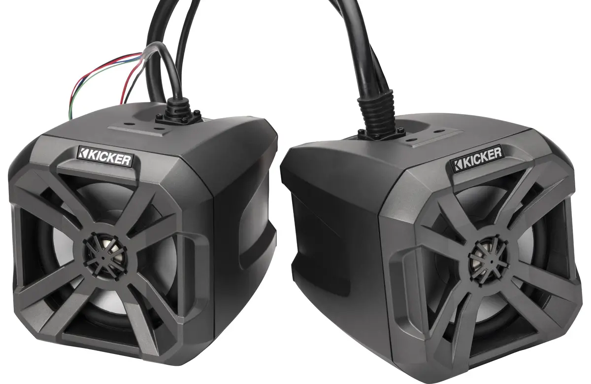 Kicker 48Btcan65 6.5" Powercan Speakers With Led Lighting & Bluetooth 1